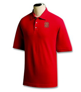 NC State Wolfpack Men's Ace Polo - Cardinal Red